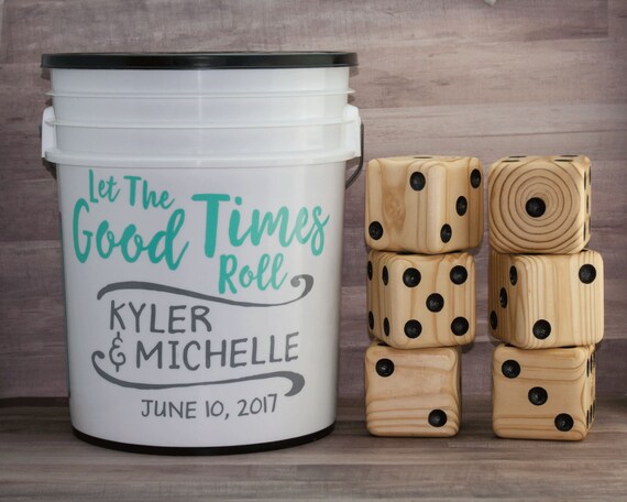 20 Games Yardzee Personalized Gift Custom Colors Family Or Etsy