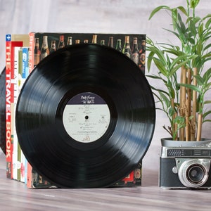 Your fav Record bookends Pink Floyd Beatles Elvis book end Rock jazz music library You pick Pair Unique 50s 60s 70s 80s heavy duty, all ages