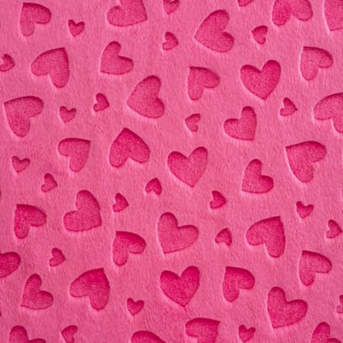 SOLID Hot Pink Minky Fabric / 58 Wide / Sold by the Yard Etsy