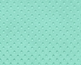 Minky fabric by the yard- opal minky dimple fabric- minky dot fabric