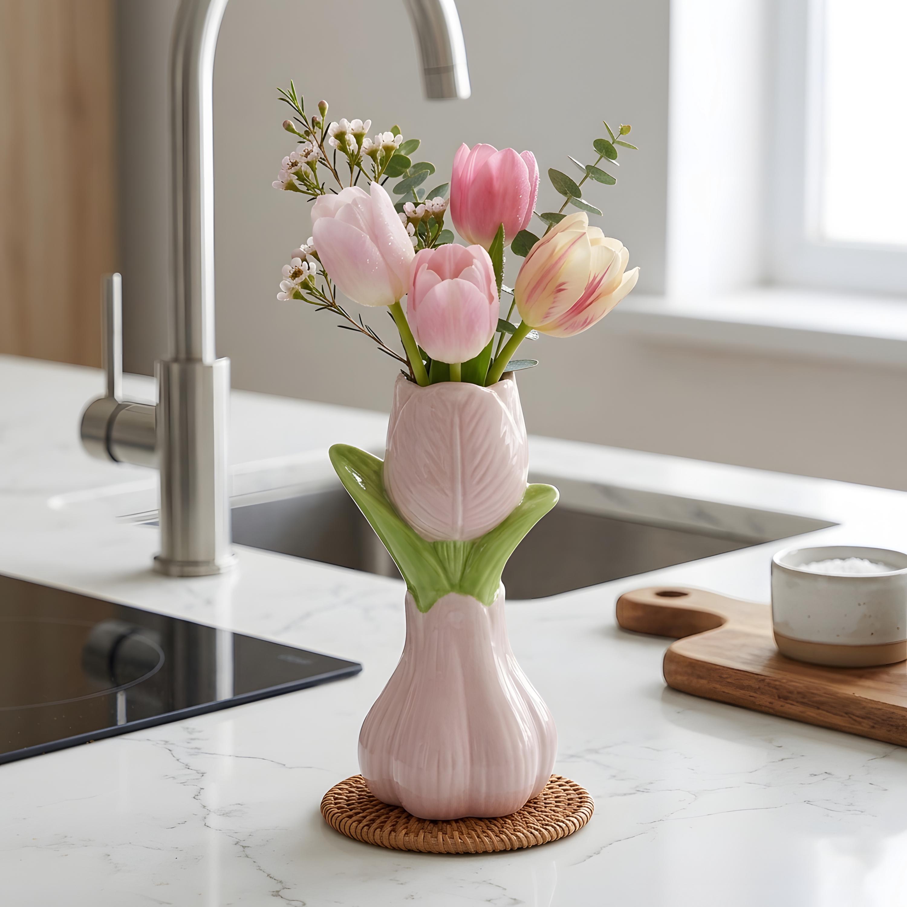 球体ガラス花瓶とチューリップ チューリップ型の花瓶 - Etsy 日本