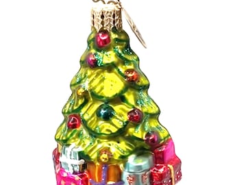 Christopher Radko Trees & Pinecones Giving Tree Little Gem Christmas Ornament, 0107910 Retired 2002, in box