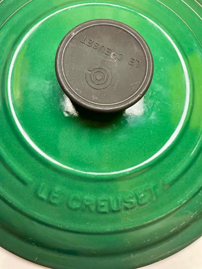Le Creuset Vintage Cast Iron Lid With Original Handle Etsy