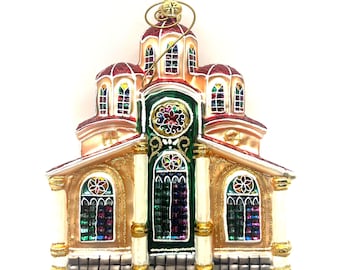 Christopher Radko Holy Sanctuary Ornament 1017784, Cathedral Church in Mint condition with Radko Box and Tags, 2014 retired