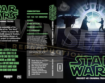 Star Wars: Original Trilogy (Project 4K) (3 Disc Set) (35mm 4K Scan) UHD Blu-Ray