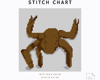 Rocky Project Hail Mary Inspired Needlepoint Chart - Cross Stitch Pattern (PDF Digital Download)