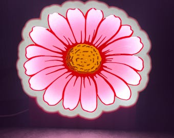 Benutzerdefinierte 3D gedruckte LED Light Box Zeichen | Personalisiertes Business Logo Zeichen | Benutzerdefinierte beleuchtete Schreibtisch oder Wandanzeige | LED Brandzeichen