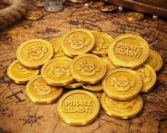 Benutzerdefinierte 3D gedruckte Spielmünzen | 25 mm & 30 mm Brettspiel Token | Personalisierte Währung | Benutzerdefiniertes Logo-Münzen | Brettspiel Komponenten