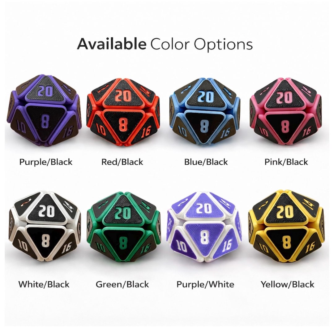 Squishy Fidget D20 Dice - Etsy