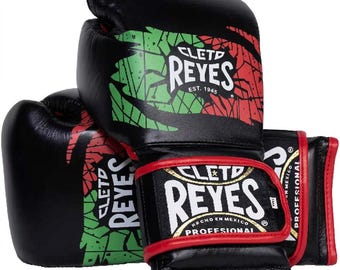 Guantes de boxeo de cuero genuino Cleto Reyes: Entrenamiento profesional, saco pesado (Hecho a mano en México)