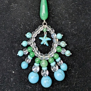 Turquoise • Green Aventurine  • Clear Quartz Necklace - Sacred Luck | Handcrafted Crystal Jewelry