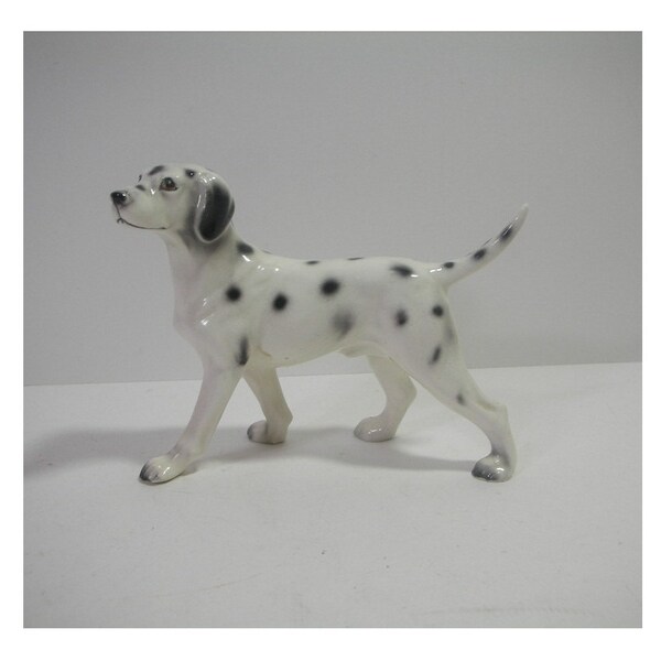 Vintage Dalmatian Figurine - 1970s  Ceramic Dog