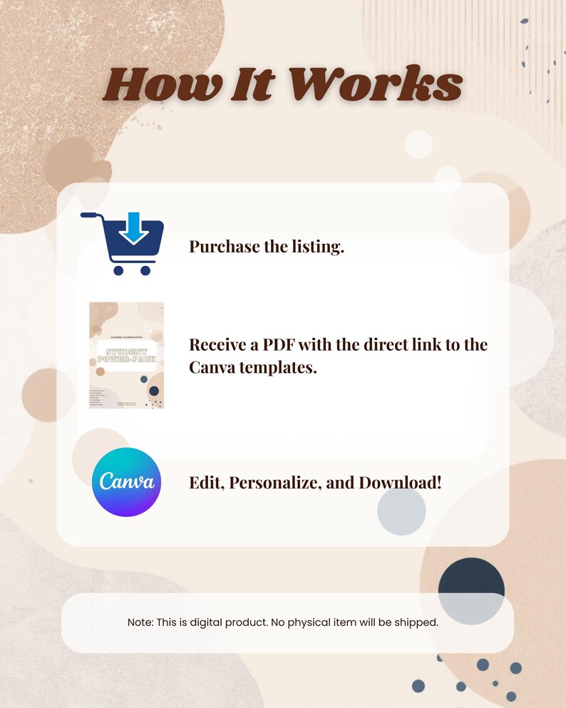 Student Planner Bundle, Academic Planner Printable, College Study ...