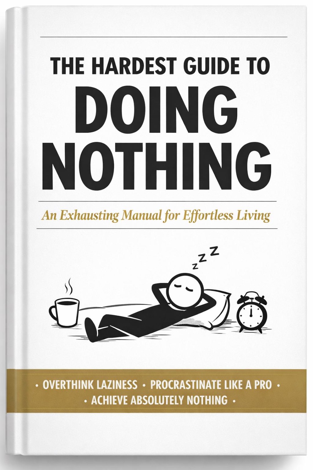 Do Nothing Humor The Hardest Guide to Doing Nothing – Funny Parody Ebook | Humor Book ...