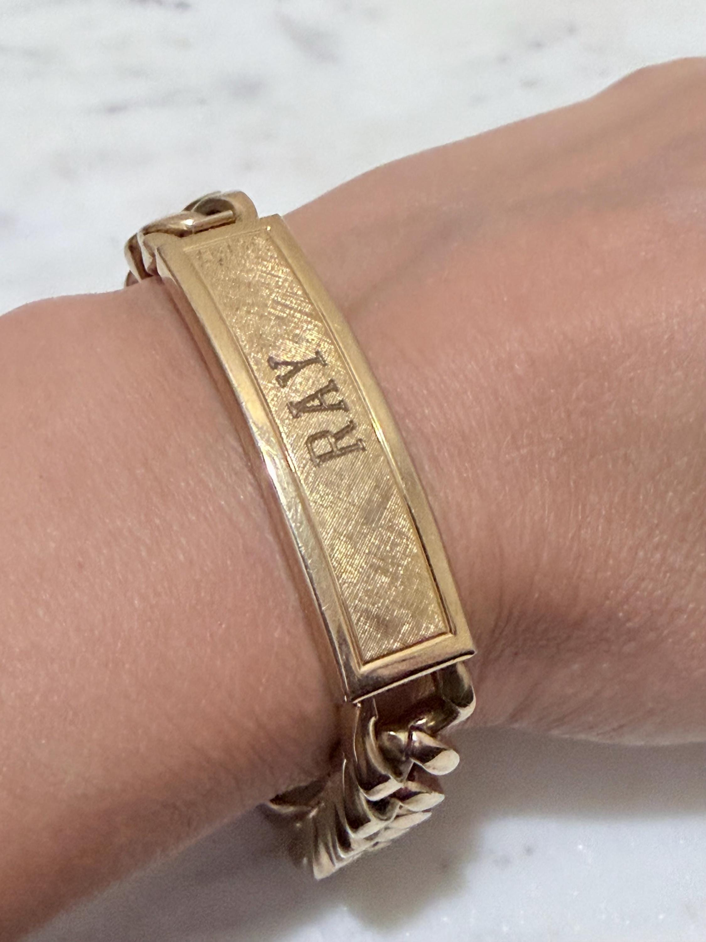 80's Id Bracelet - Etsy