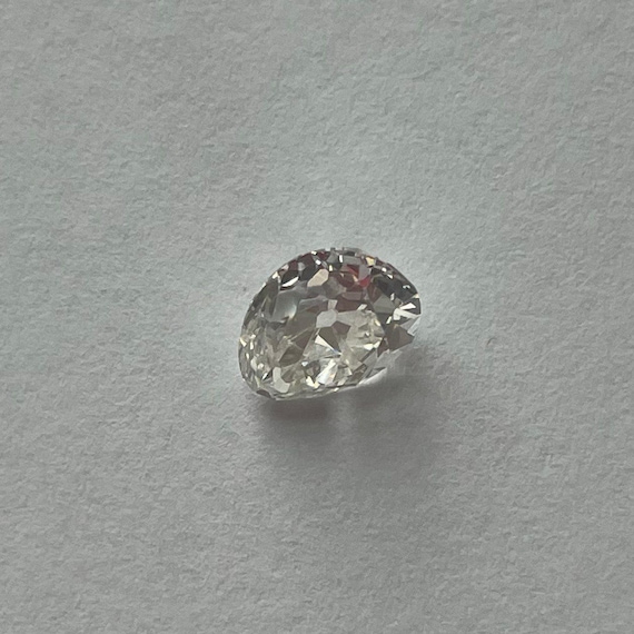 Antique Pear Shape Diamond 0.85 ct | Old European Cut | VVS1 | Natural Loose Diamond | Custom Jewelry Stone