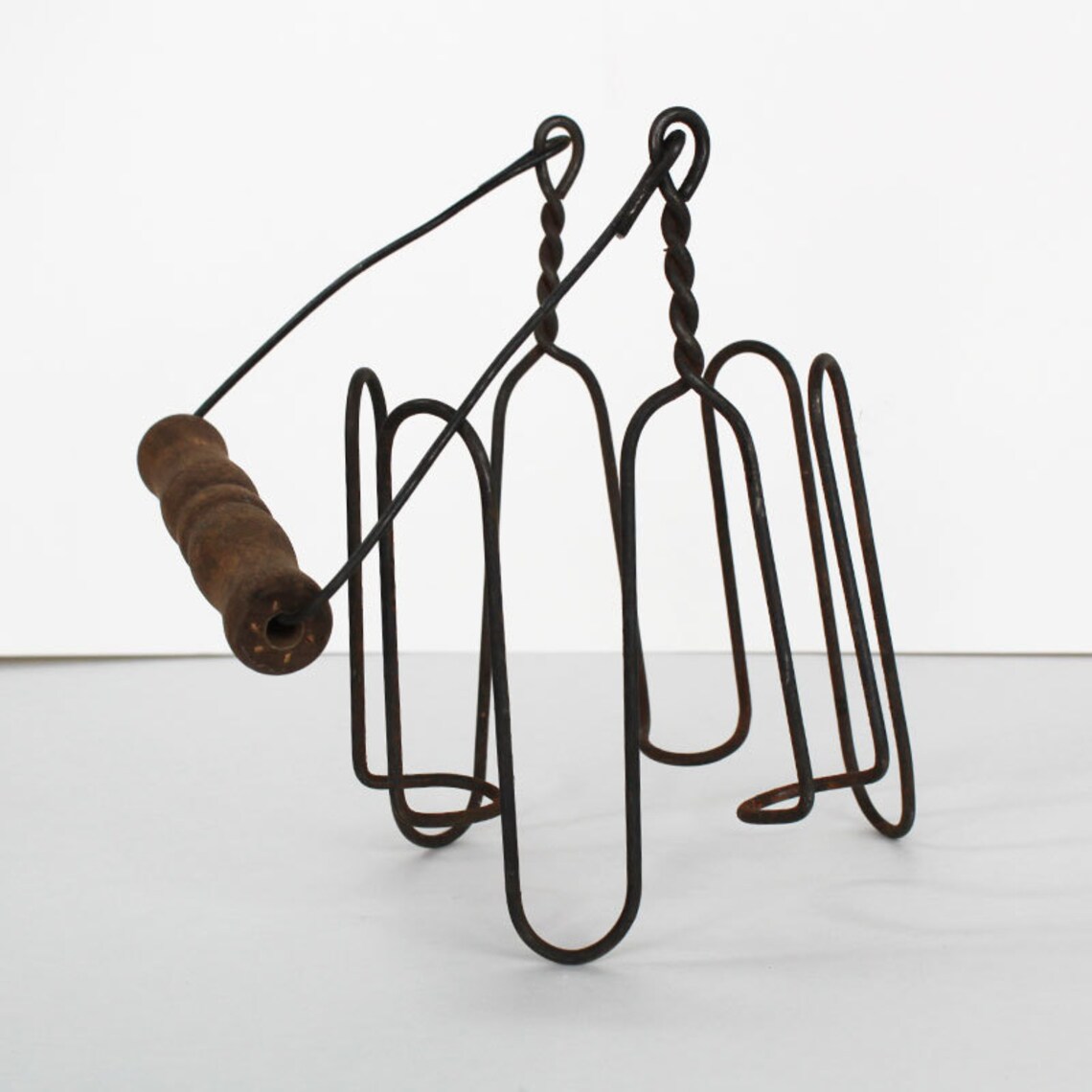 Vintage Jar Holder Metal Jar Cradle Wood Handle Canning Etsy