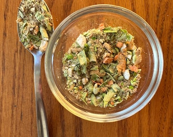 Mezcla de comida artesanal para cangrejo ermitaño: Delicias de camarones