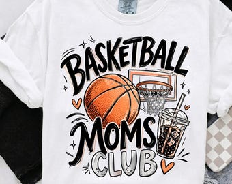 Basketball Mom PNG | Basketball Moms Club Sublimation Design | Game Day (Digital Download)