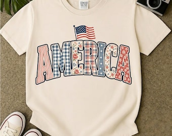 Patriotic 4th of July PNG | Retro Memorial Day Design -  USA 250th Anniversary (Digital Download)