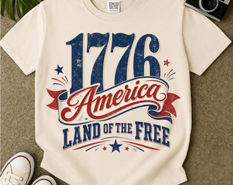 Patriotic 4th of July PNG | Vintage Memorial Day Design -  USA 250th Anniversary (Digital Download)