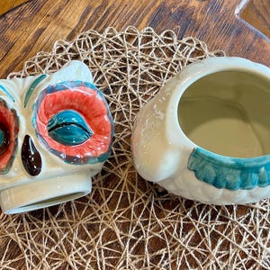 Anthropologie “A Real Hoot” Owl Cookie Jar | Winking Owl Ceramic Canister | Retired bild 8