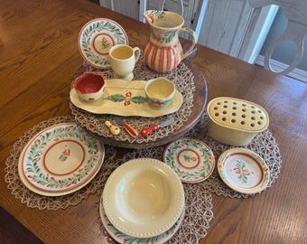 Gail Pittman Southern Living at Home Dinnerware | Inscribed 2003 Bowl Plates Pitcher Trivet Serving Pieces | Choose Piece