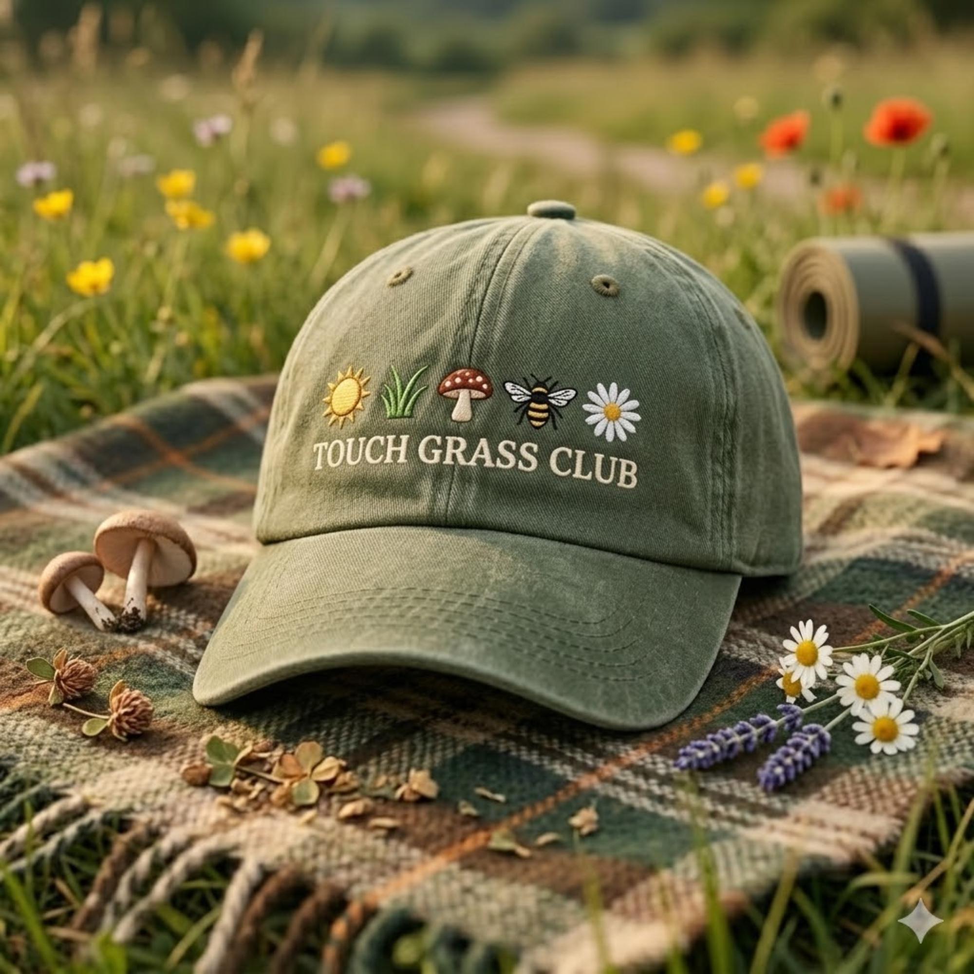 USA Made Forest Green Fleece‎ Sherpa Bucket Hat Unique Gorpcore Handmade in CA Happy Camper Forest Green Bucket Hat - Shop Now! main image 3