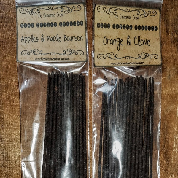 Highly Scented Hand Dipped Incense ~ Made Fresh to order 25 sticks