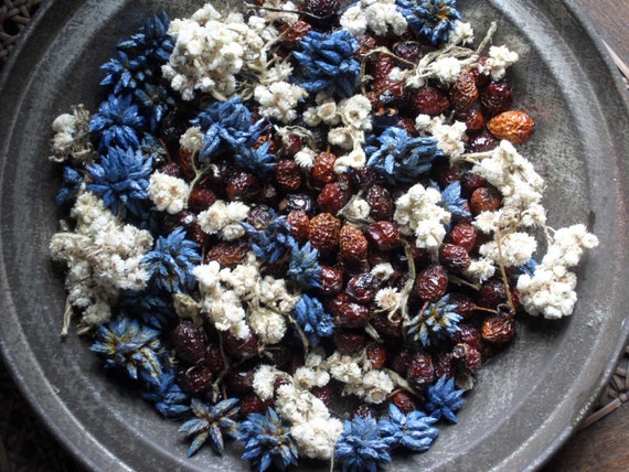 Country Vanilla Potpourri / Fixins with refresher oil