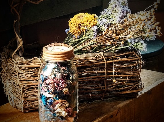 Country Prim Jar Potpourri  ~ Country Home