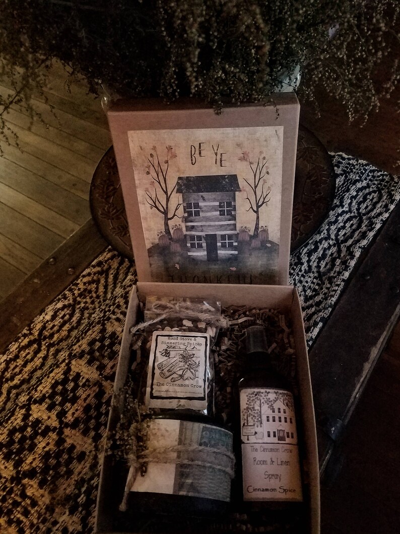 Fall Gift Box Thankful Etsy