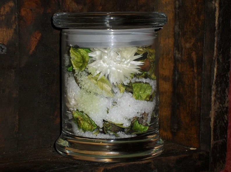 Gardinia Scented Sea Salt Jar Potpourri image 2