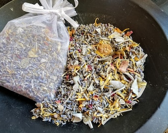 Lilac and Lavender Potpourri Sachet