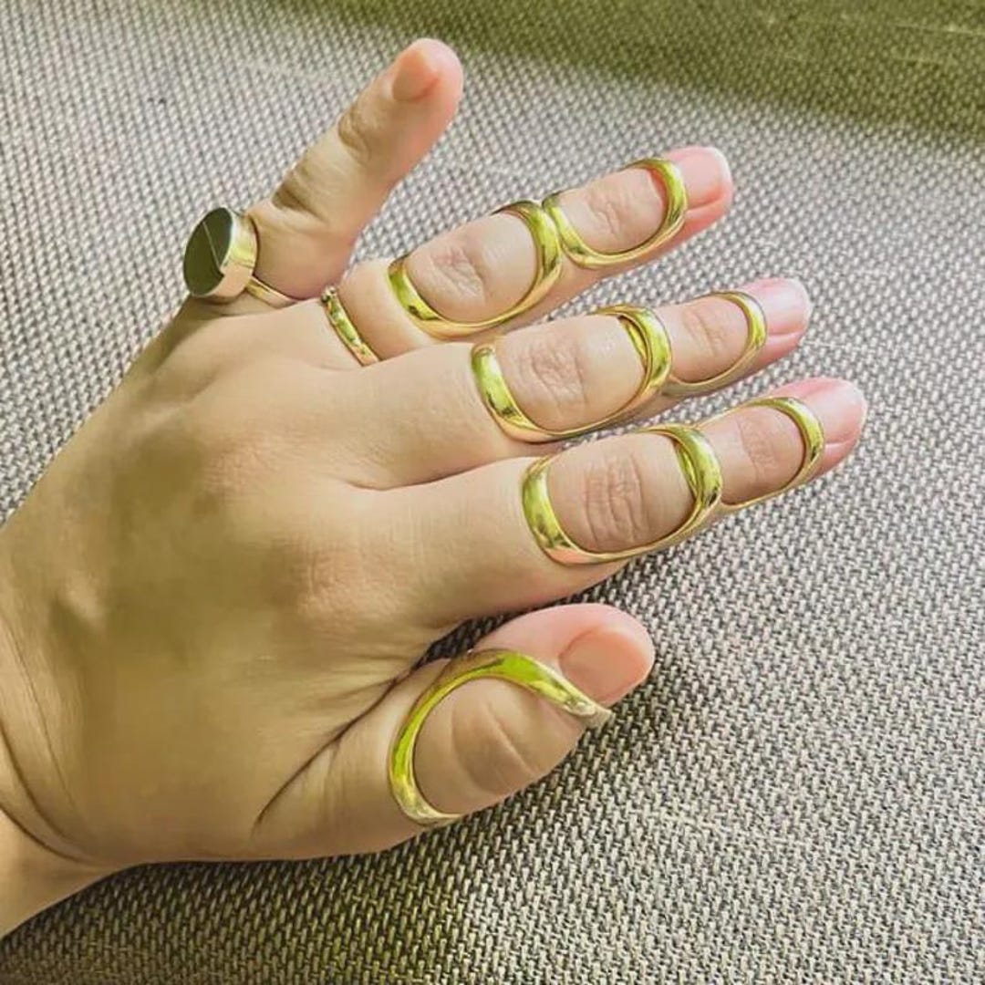 Splint Brass Rings, MCP Hyperextension Splint, Arthritis Rings, Trigger ...