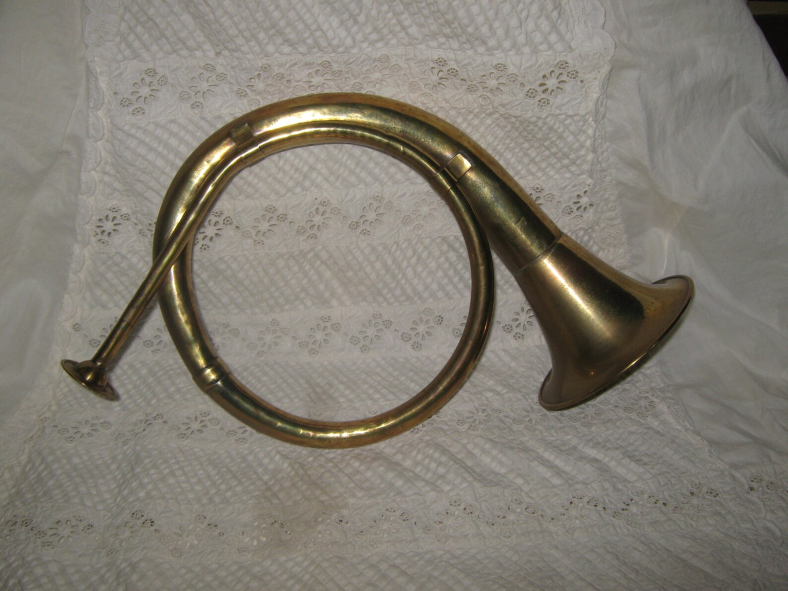 Brass Horn Hunting Horn Decorative Etsy