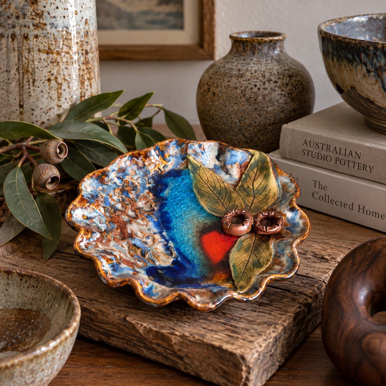 オーストラリア　ヴィンテージ雑貨　 ポプリポット Wartook Pottery Wartook Pottery - Etsy Australia