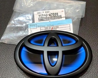 14-17 New Toyota Highlander Front Grille Chrome Black Emblem 2014 2015 2016 2017