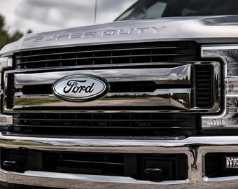 Ford Chrome Emblem 9 Inch Silver Logo Grille Tailgate 2004-2016 F150 F250 Edge