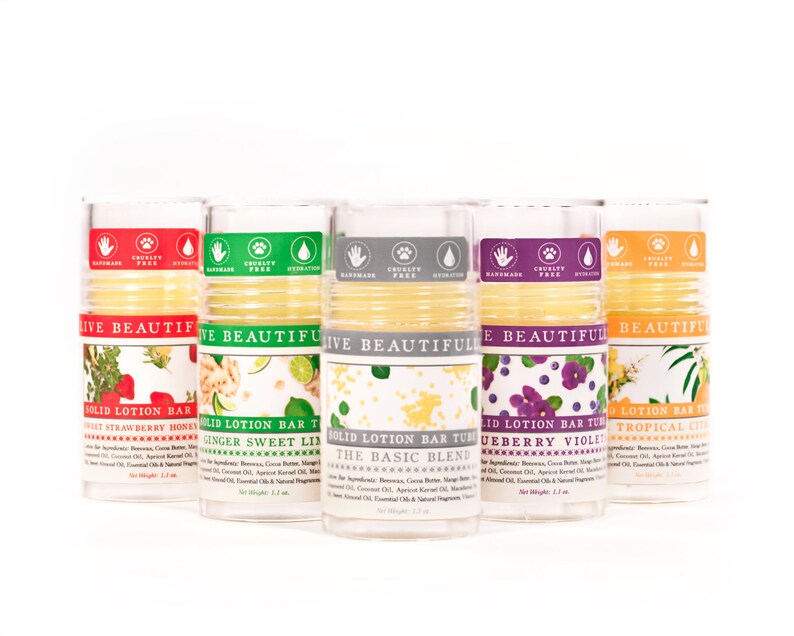 Lotion Bar Variety Pack Hydrating Lotion Bar Tubes Etsy