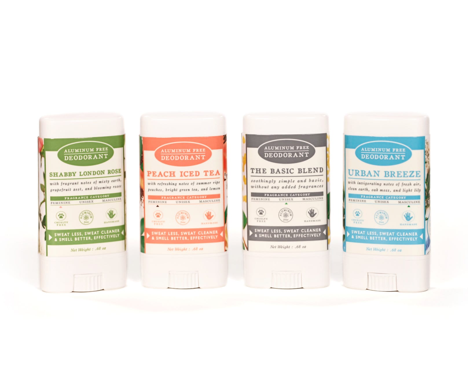 Travel Size Deodorant Variety Pack Aluminum Free Deodorant Etsy