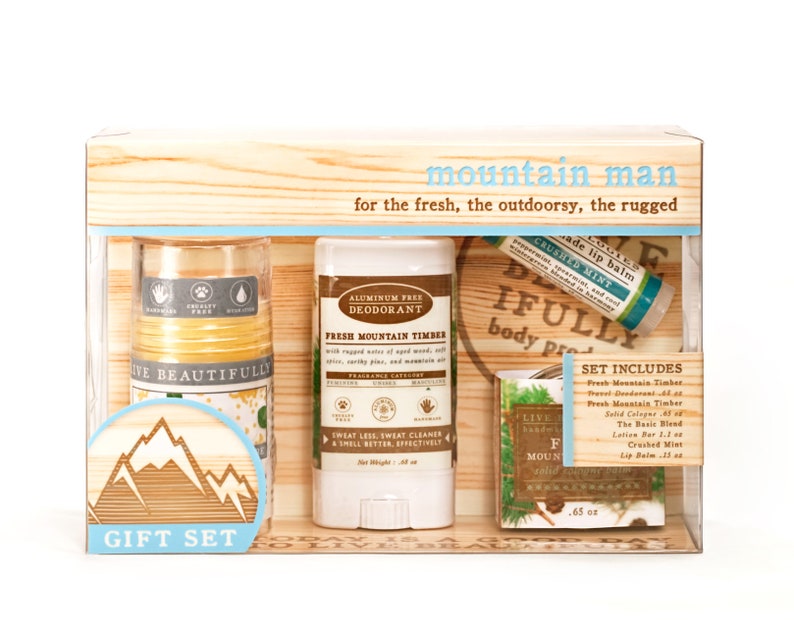 Mountain Man Gift Set Body Product Gift Set Lotion image 0