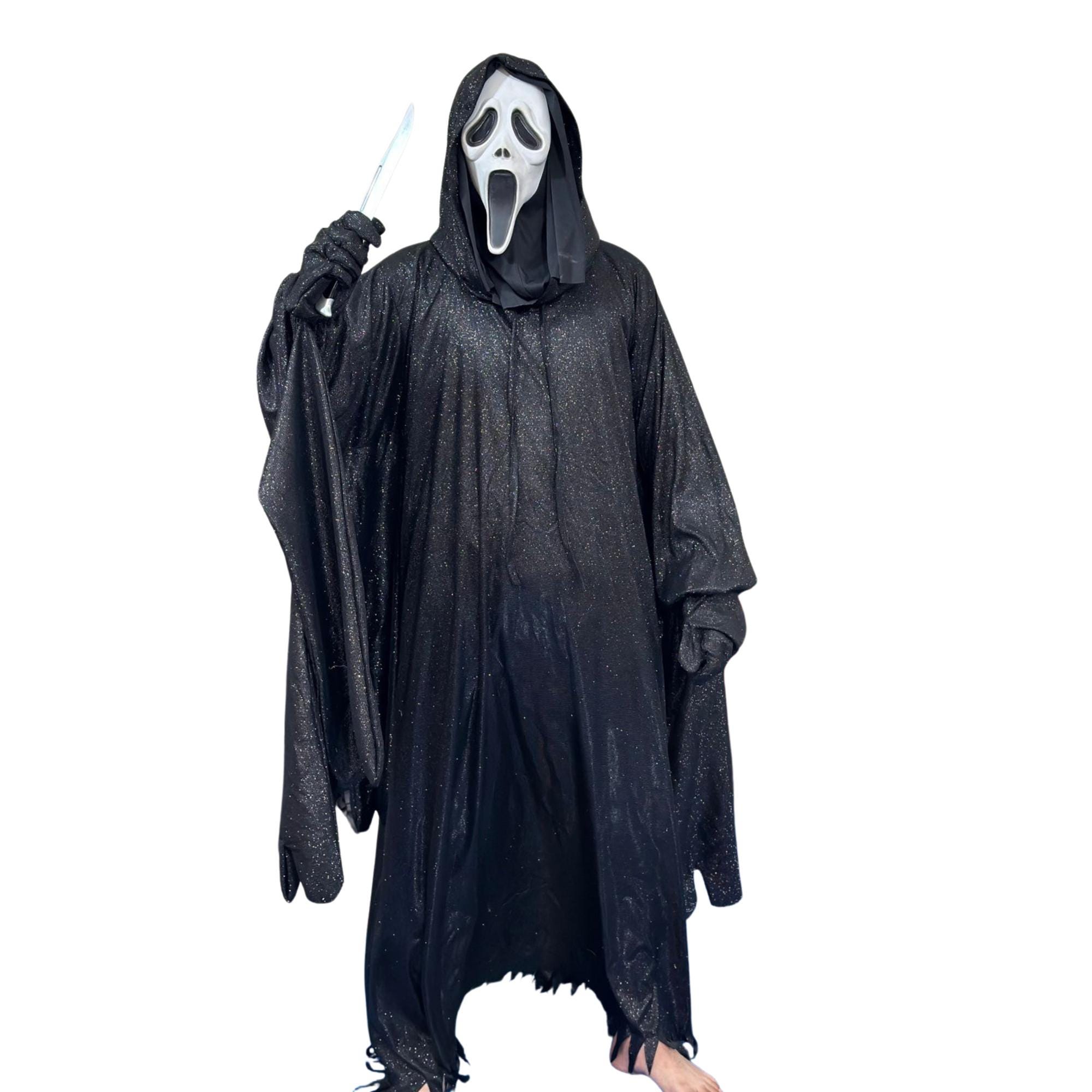 glitter ghostface dress Illumo GhostFace Mask main image 0