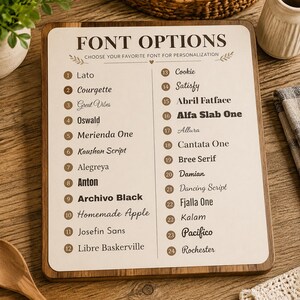 Personalized Recipe Book Binder, Custom Engraved Wooden Cookbook, Family Recipe Journal, Recipe Keeper Gift for Mom Grandma Wife image 7