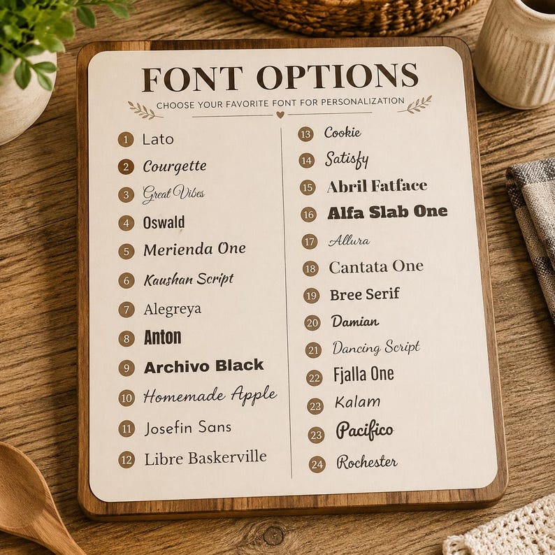 Personalized Recipe Book Binder, Custom Engraved Wooden Cookbook, Family Recipe Journal, Recipe Keeper Gift for Mom Grandma Wife image 7