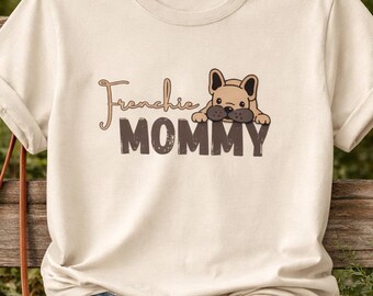 Camiseta de mamá de bulldog francés / Camiseta personalizada con el nombre de tu bulldog francés