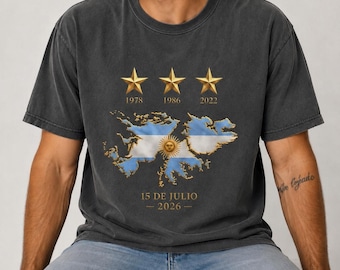Las Malvinas Son Argentinas Shirt | Argentina vs Inglaterra | Maradona & Messi Tribute | World Cup Stars | Argentina Fan