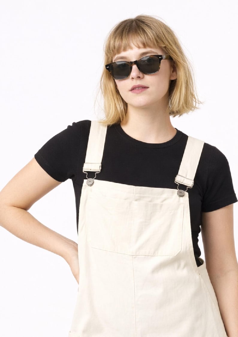 Mila Overalls Sewing Pattern | Relaxed Fit Dungarees PDF | Minimal Utility Jumpsuit image 9