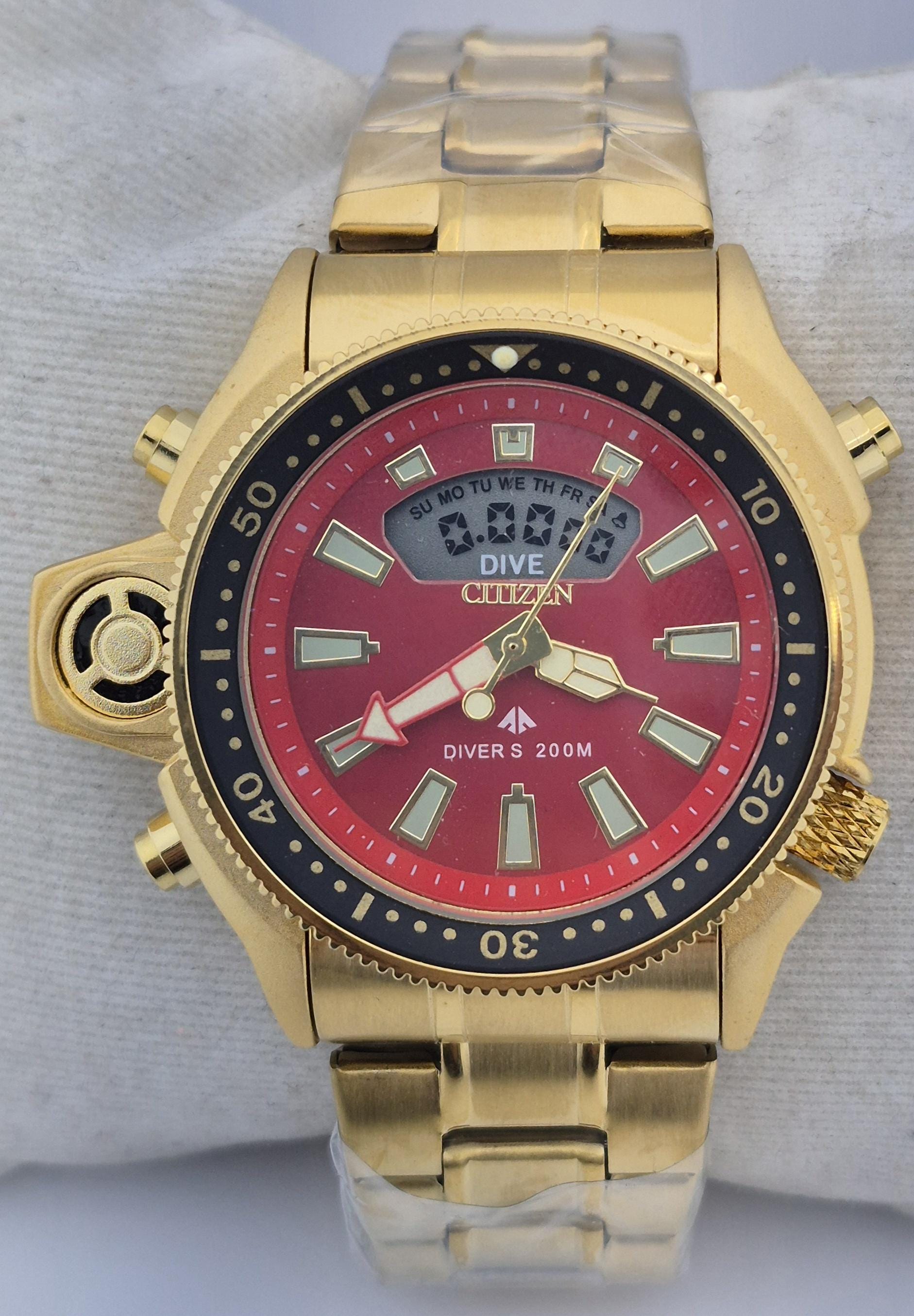 Gold Dive Watches - Etsy