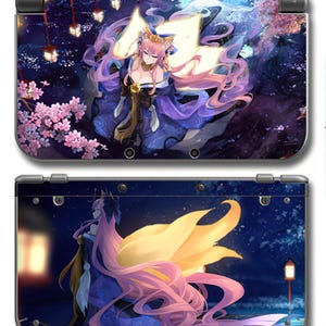 DIY 3ds nds Sticker full model series, new 3ds 2ds nds ndsi XL Skin, cartoon anime handmade protective film and shells, Clear case
